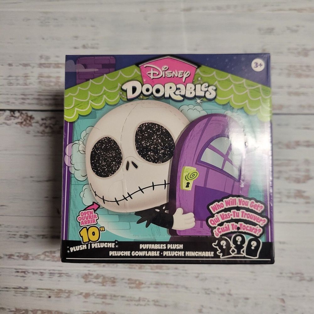Disney Doorables‎ Puffables Nightmare Before Christmas 10" Plush New Sealed